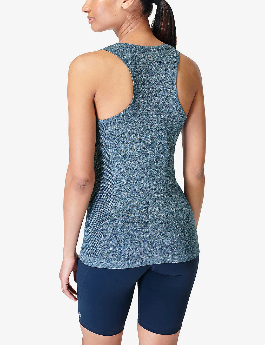 Sweaty Betty Athlete Seamless Workout Marl-pattern Stretch-jersey Tank Top 6 Sweaty Betty Athlete Seamless Workout Marl-pattern Stretch-jersey Tank Top - Image 4