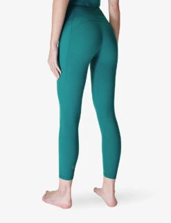 Sweaty Betty Super Soft 7/8 High-rise Stretch-jersey Yoga Leggings -Sweaty Betty Store R04150378 AGATEBLUE ALT03