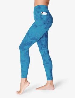 Sweaty Betty Super Soft Spray-print Stretch-nylon Leggings 9 Sweaty Betty Super Soft Spray-print Stretch-nylon Leggings -Sweaty Betty Store R04150383 BLUESPRAYDYEPRINT ALT02