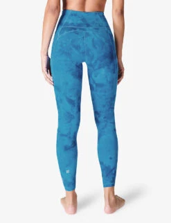 Sweaty Betty Super Soft Spray-print Stretch-nylon Leggings 10 Sweaty Betty Super Soft Spray-print Stretch-nylon Leggings -Sweaty Betty Store R04150383 BLUESPRAYDYEPRINT ALT03
