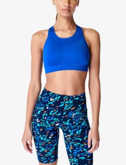 Sweaty Betty Stamina Soft-cup Stretch-woven Sports Bra 9 Sweaty Betty Stamina Soft-cup Stretch-woven Sports Bra -Sweaty Betty Store R04150397 LIGHTNINGBLUE ALT02