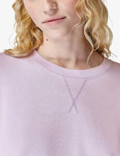 Sweaty Betty After Class Relaxed-fit Cotton-blend Jumper 11 Sweaty Betty After Class Relaxed-fit Cotton-blend Jumper -Sweaty Betty Store R04150412 LAVENDERPURPLE ALT04