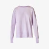 Sweaty Betty After Class Relaxed-fit Cotton-blend Jumper 1 Sweaty Betty After Class Relaxed-fit Cotton-blend Jumper -Sweaty Betty Store R04150412 LAVENDERPURPLE M
