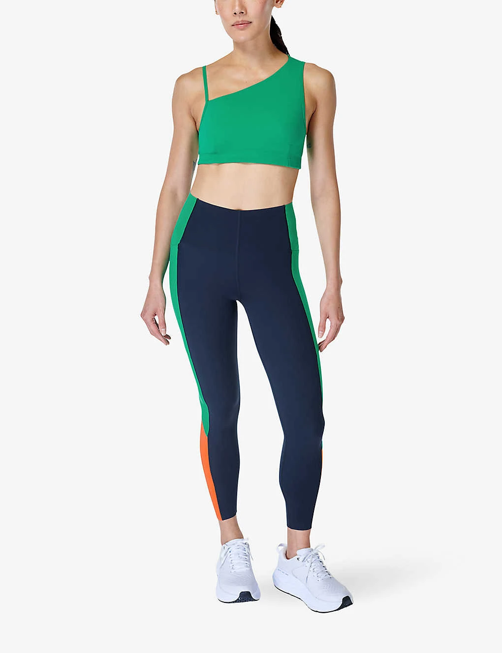 Sweaty Betty Power 7/8 Colour-block High-rise Stretch-jersey Leggings 4 Sweaty Betty Power 7/8 Colour-block High-rise Stretch-jersey Leggings - Image 2