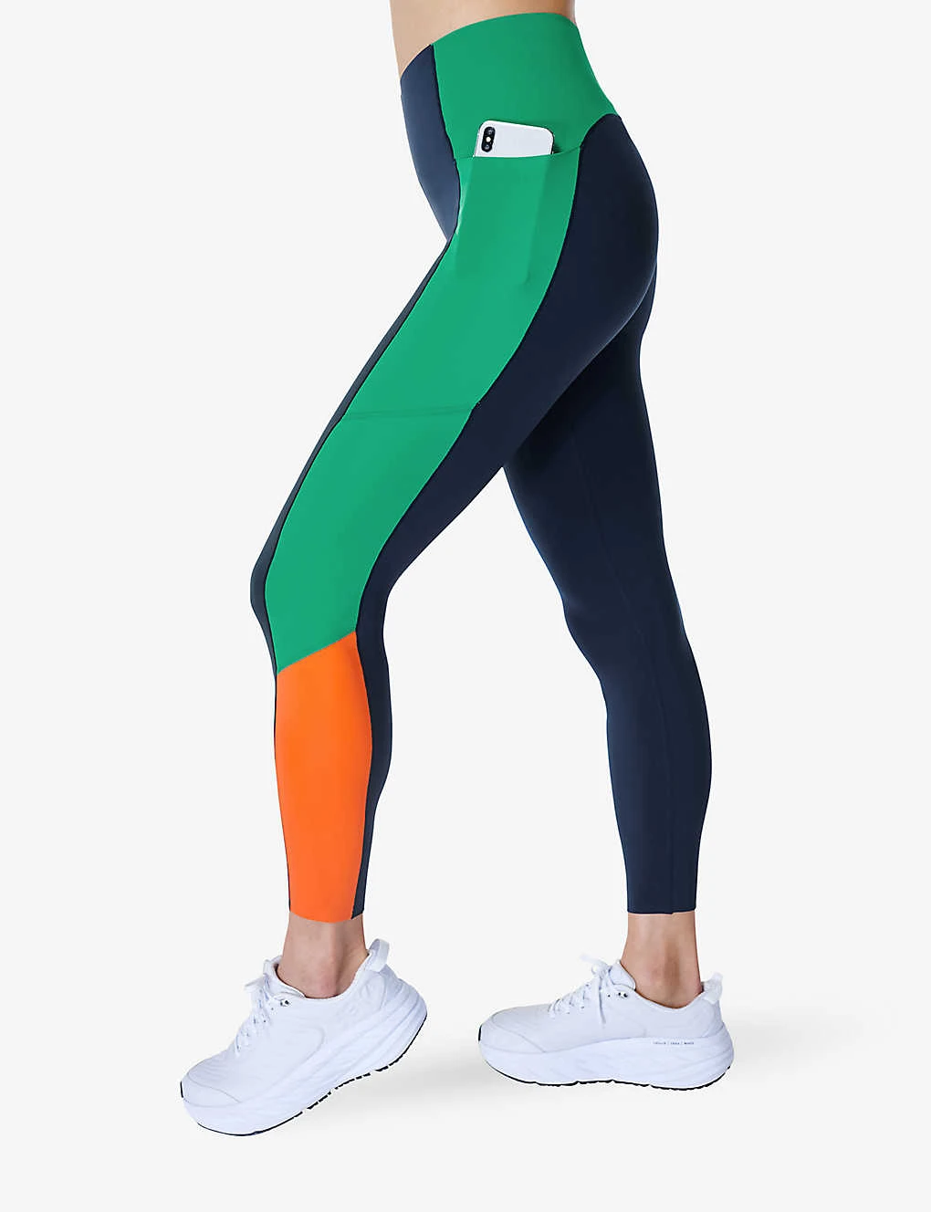 Sweaty Betty Power 7/8 Colour-block High-rise Stretch-jersey Leggings 5 Sweaty Betty Power 7/8 Colour-block High-rise Stretch-jersey Leggings - Image 3