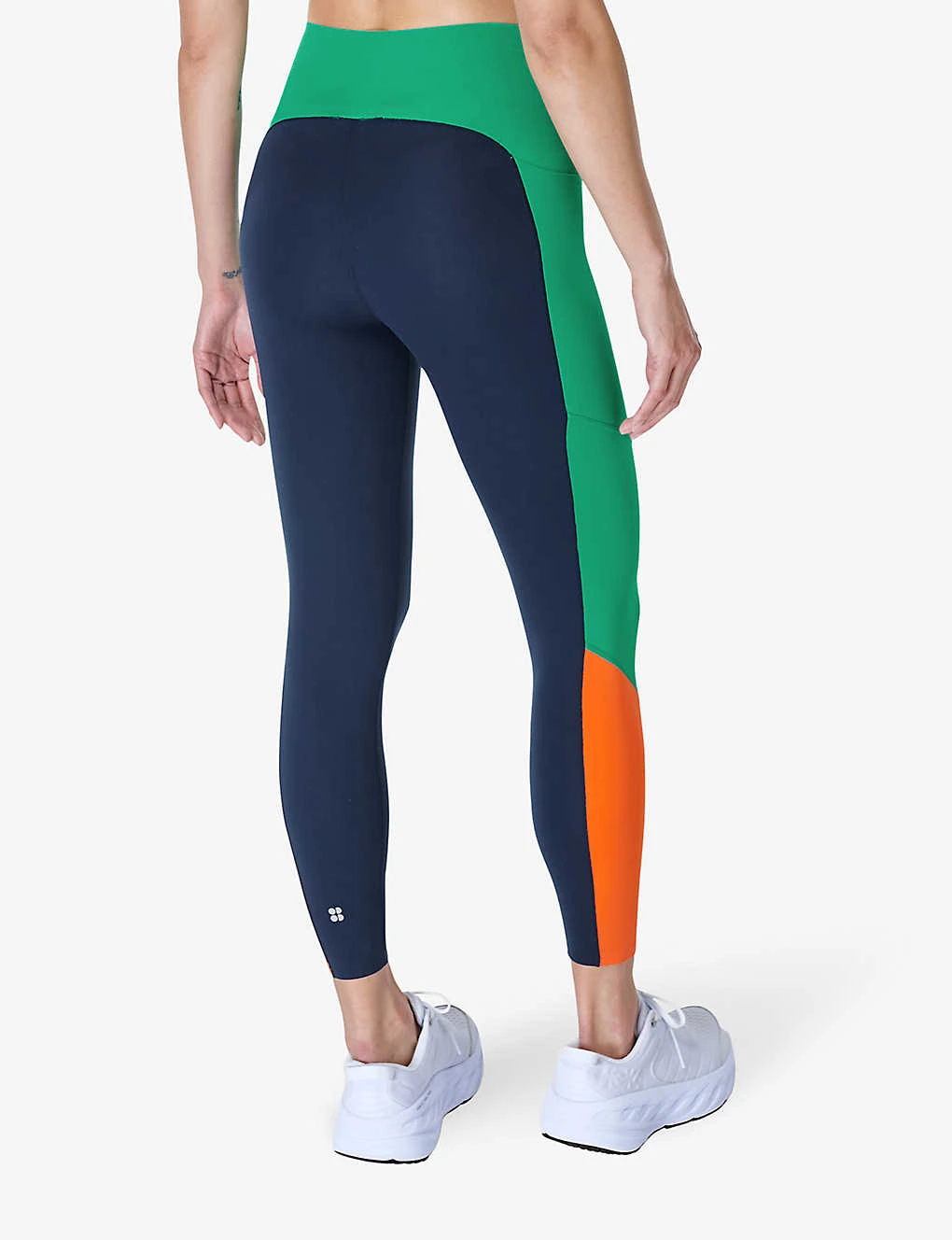 Sweaty Betty Power 7/8 Colour-block High-rise Stretch-jersey Leggings 6 Sweaty Betty Power 7/8 Colour-block High-rise Stretch-jersey Leggings - Image 4