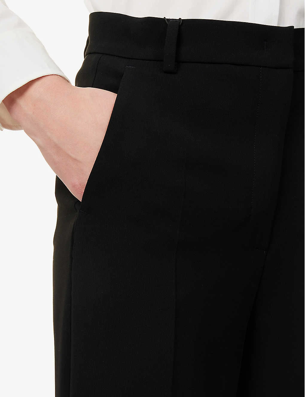 Weekend Max Mara Ovada High-rise Wide-leg Regular-fit Woven Trousers 8 Weekend Max Mara Ovada High-rise Wide-leg Regular-fit Woven Trousers - Image 6