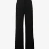 Weekend Max Mara Ovada High-rise Wide-leg Regular-fit Woven Trousers -Sweaty Betty Store R04151182 BLACK M