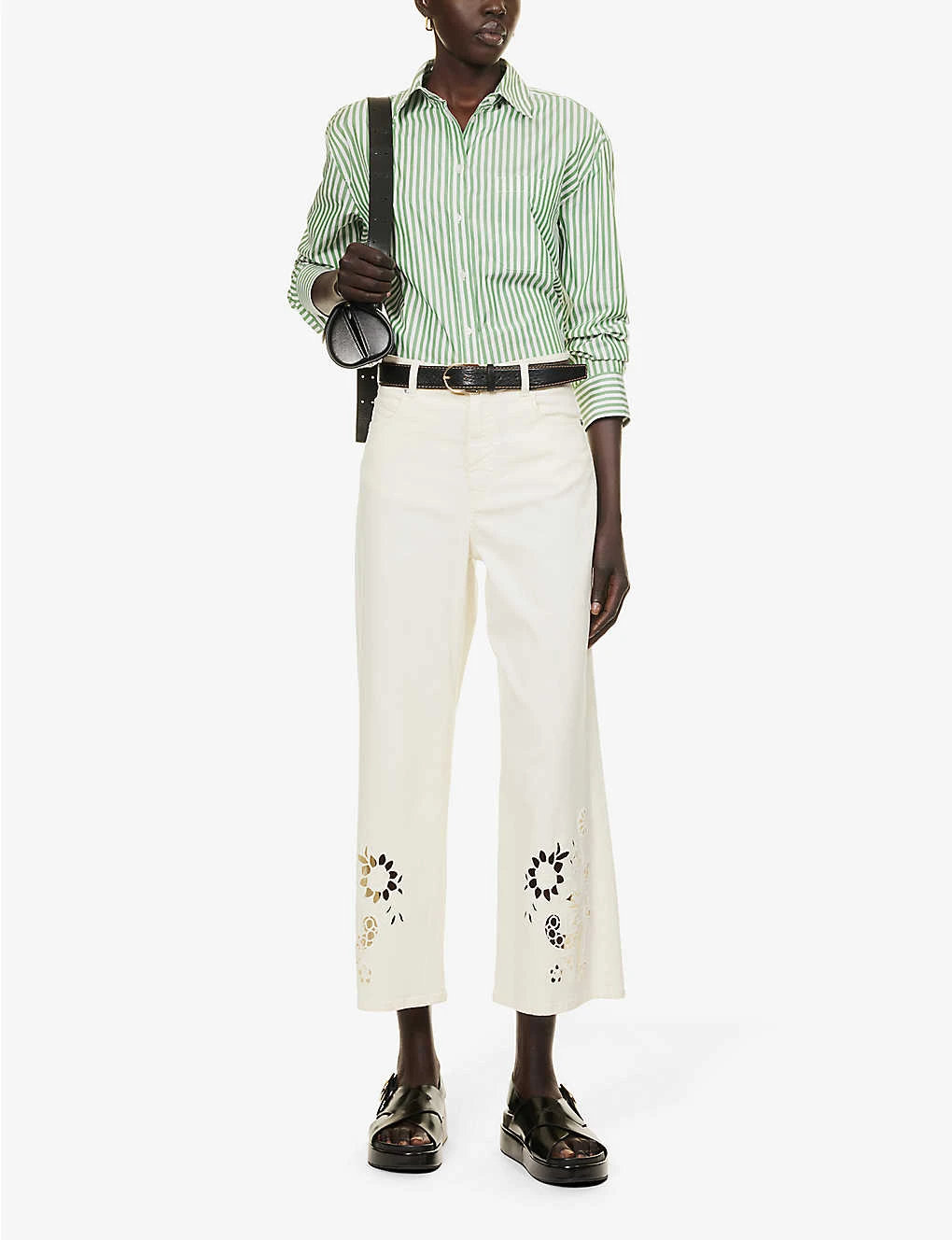 Weekend Max Mara Egizio Flared High-rise Stretch-denim Jeans 4 Weekend Max Mara Egizio Flared High-rise Stretch-denim Jeans - Image 2