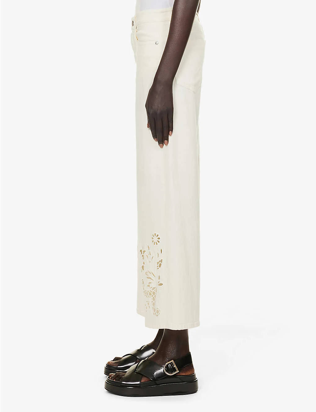 Weekend Max Mara Egizio Flared High-rise Stretch-denim Jeans 5 Weekend Max Mara Egizio Flared High-rise Stretch-denim Jeans - Image 3