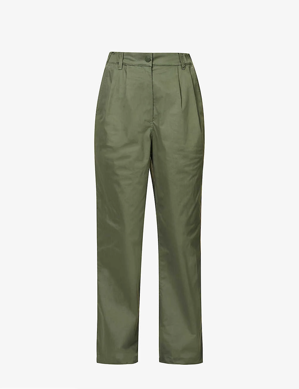Weekend Max Mara Gitane Flap-pocket Straight-leg Mid-rise Stretch-cotton Trousers 3 Weekend Max Mara Gitane Flap-pocket Straight-leg Mid-rise Stretch-cotton Trousers