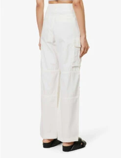 ME AND EM Regular-fit Straight-leg Denim Combat Trousers 10 ME AND EM Regular-fit Straight-leg Denim Combat Trousers -Sweaty Betty Store R04151476 OFFWHITE ALT03