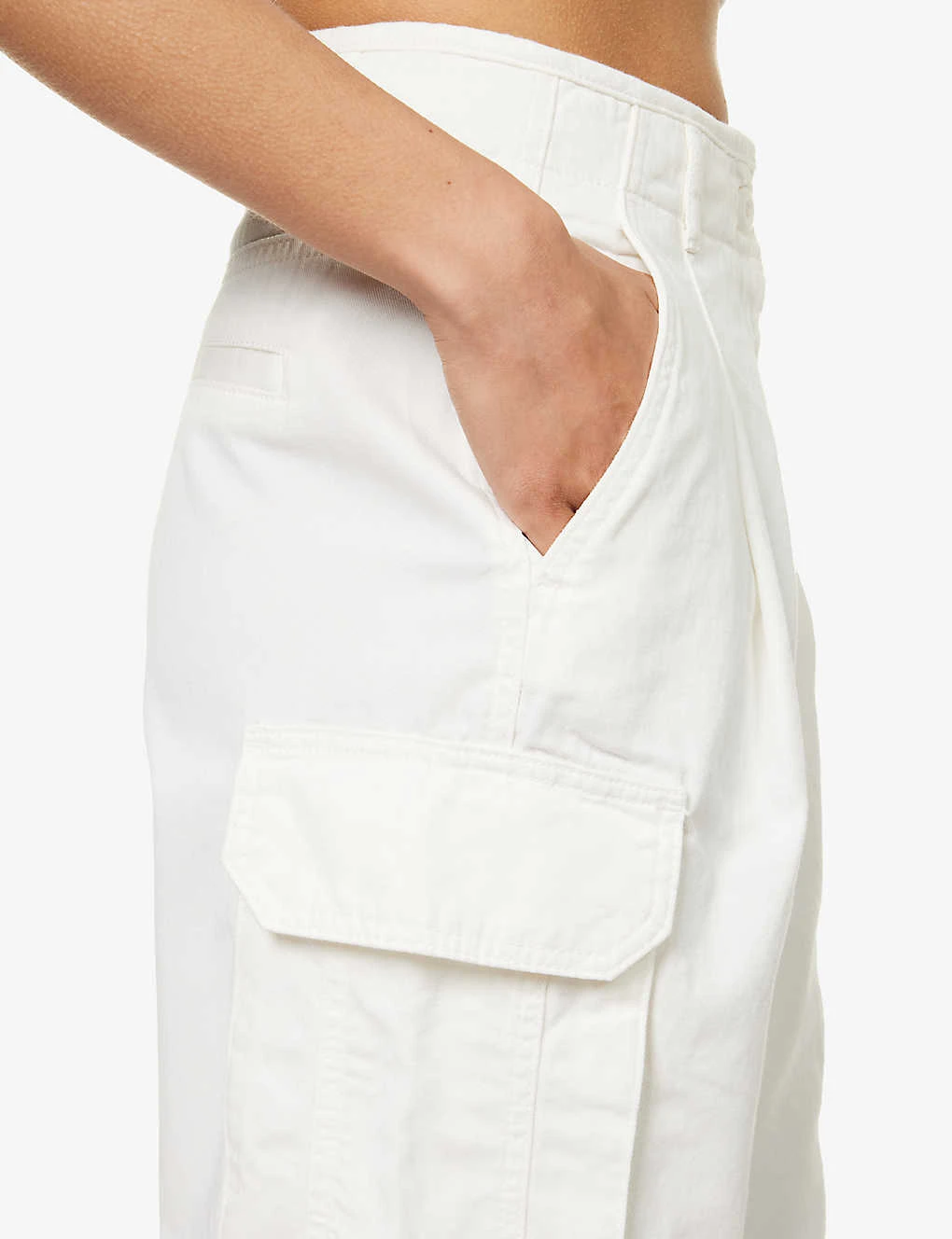 ME AND EM Regular-fit Straight-leg Denim Combat Trousers 7 ME AND EM Regular-fit Straight-leg Denim Combat Trousers - Image 5