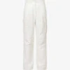 ME AND EM Regular-fit Straight-leg Denim Combat Trousers 2 ME AND EM Regular-fit Straight-leg Denim Combat Trousers -Sweaty Betty Store R04151476 OFFWHITE M