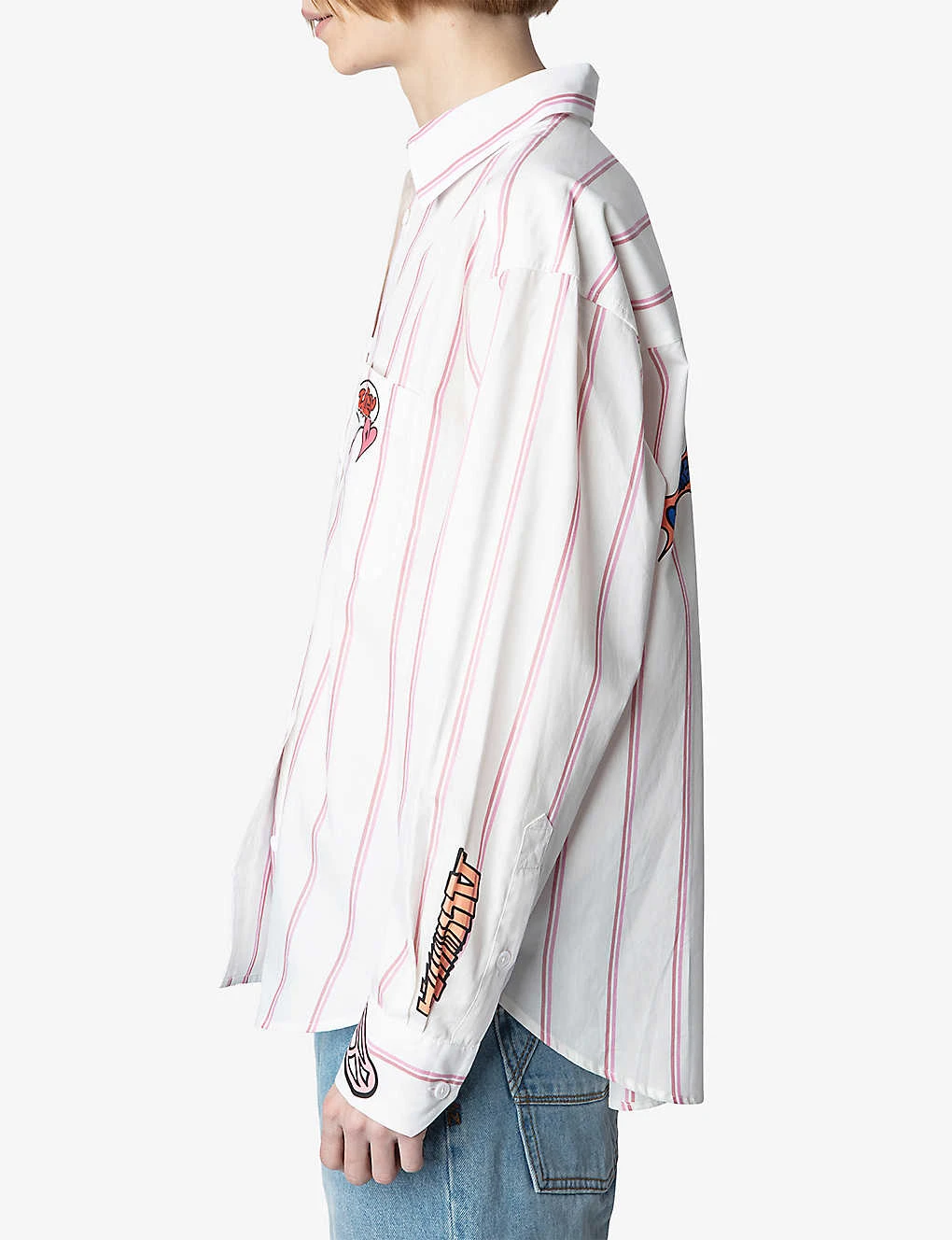 Zadig & Voltaire Tais Striped Organic-cotton Shirt 5 Zadig & Voltaire Tais Striped Organic-cotton Shirt - Image 3