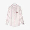 Zadig & Voltaire Tais Striped Organic-cotton Shirt 1 Zadig & Voltaire Tais Striped Organic-cotton Shirt -Sweaty Betty Store R04151919 VIEUXROSE M