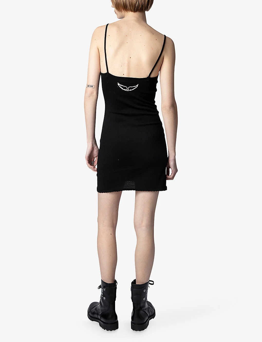 Zadig & Voltaire Mempha Scalloped-hem Cotton Mini Dress 6 Zadig & Voltaire Mempha Scalloped-hem Cotton Mini Dress - Image 4