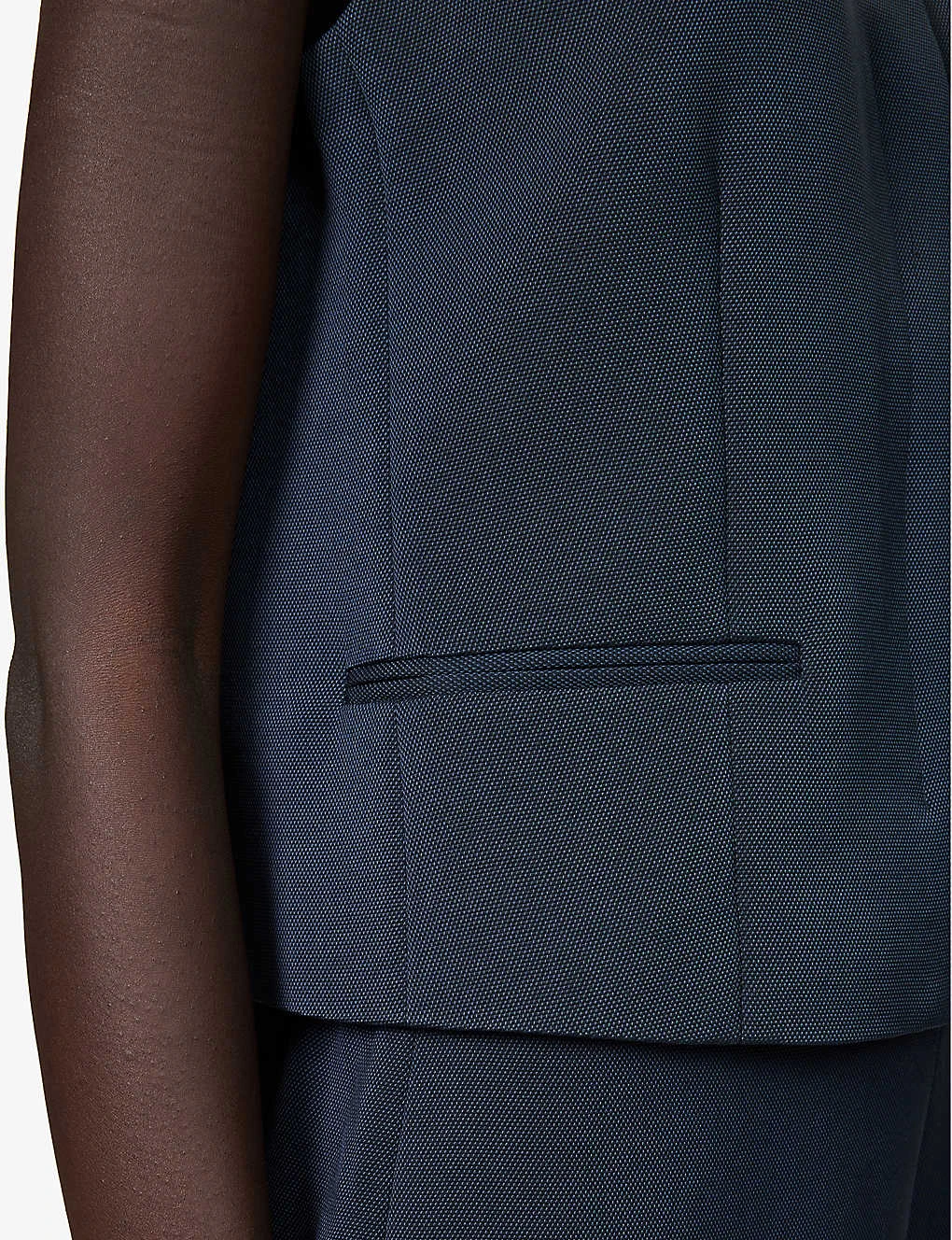 THEORY V-neck Regular-fit Woven Vest 8 THEORY V-neck Regular-fit Woven Vest - Image 6