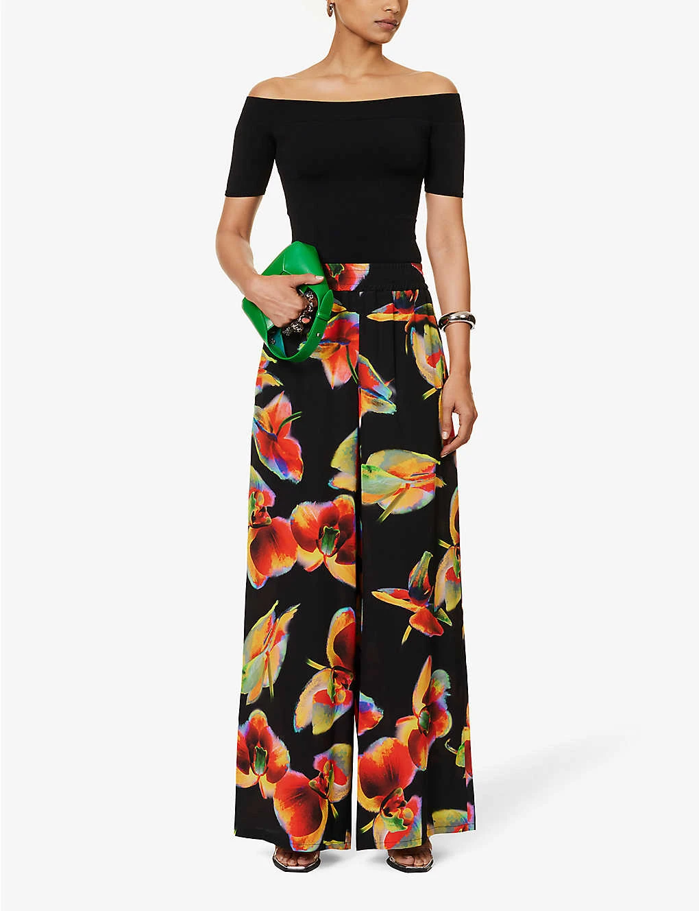 Alexander McQueen Pleated Flared-hem Woven Midi Skirt 4 Alexander McQueen Pleated Flared-hem Woven Midi Skirt - Image 2
