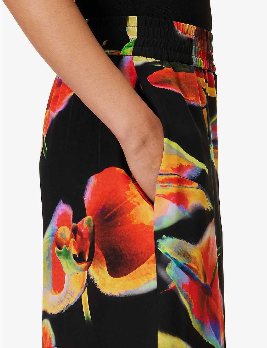 Alexander McQueen Pleated Flared-hem Woven Midi Skirt 7 Alexander McQueen Pleated Flared-hem Woven Midi Skirt - Image 5