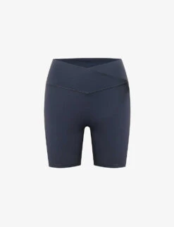 Ultimate Wrap-over High-rise Stretch-woven Shorts