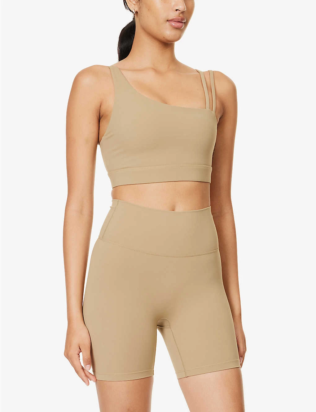 Ultimate Asymmetric Double-strap Stretch-woven Bra 5 Ultimate Asymmetric Double-strap Stretch-woven Bra - Image 3