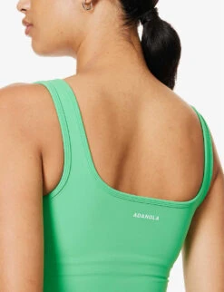 Ultimate Scoop-neck Stretch-woven Bra -Sweaty Betty Store R04153651 KELLYGREEN ALT04