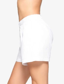 Skims Spa Relaxed-fit Cotton-poplin Pyjama Top -Sweaty Betty Store R04153806 SNOW ALT04