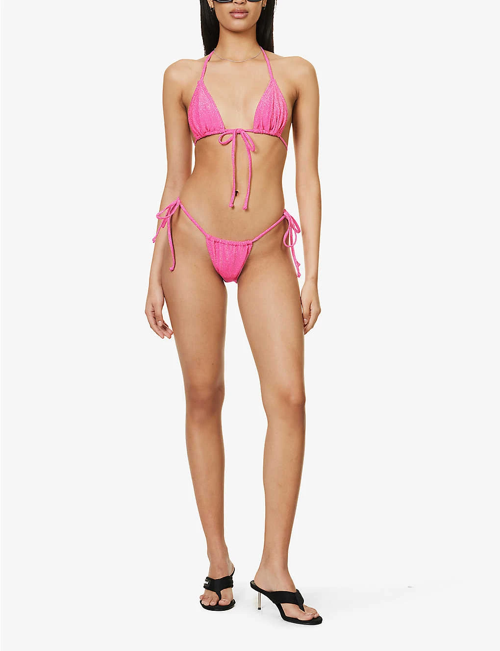 GOOD AMERICAN Sparkle Tie-side Bikini Bottoms 4 GOOD AMERICAN Sparkle Tie-side Bikini Bottoms - Image 2