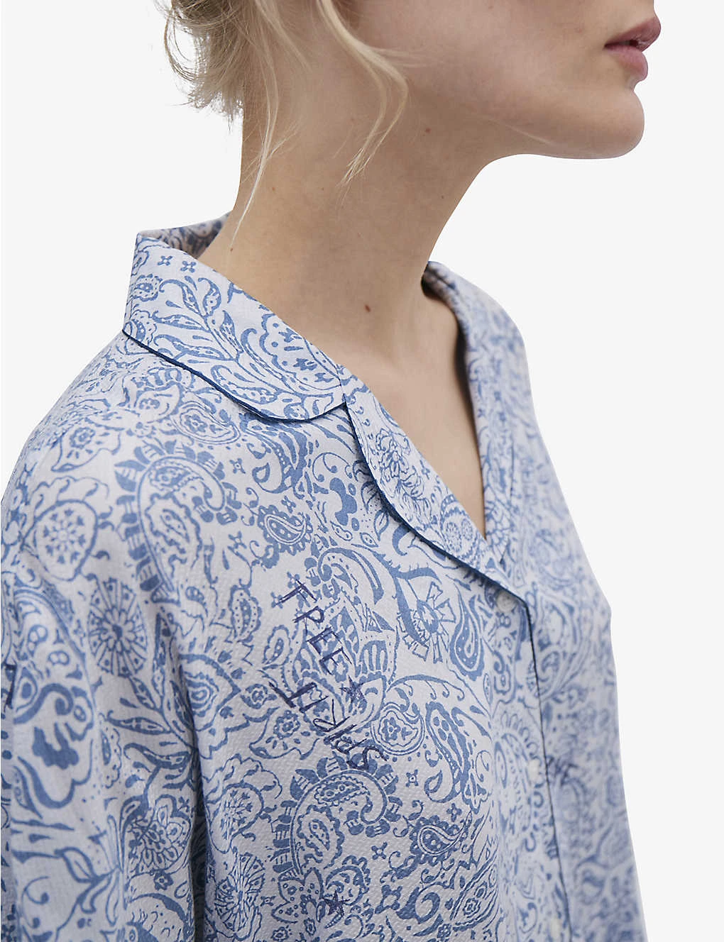 Ikks Paisley-patterned Relaxed-fit Woven Shirt 7 Ikks Paisley-patterned Relaxed-fit Woven Shirt - Image 5