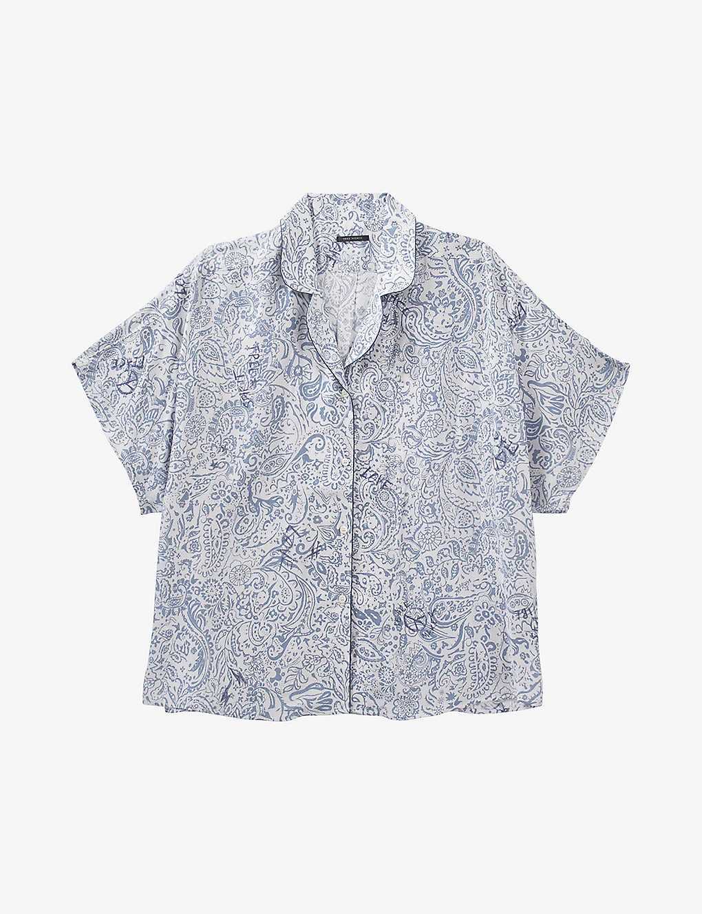 Ikks Paisley-patterned Relaxed-fit Woven Shirt 3 Ikks Paisley-patterned Relaxed-fit Woven Shirt