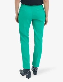 Ikks Straight-leg High-rise Stretch-woven Trousers -Sweaty Betty Store R04156344 LIGHTGREEN ALT03