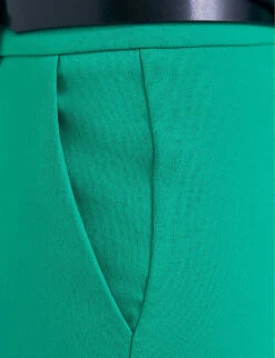 Ikks Straight-leg High-rise Stretch-woven Trousers -Sweaty Betty Store R04156344 LIGHTGREEN ALT05