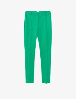 Ikks Straight-leg High-rise Stretch-woven Trousers