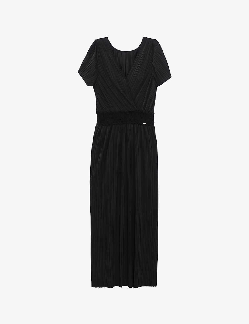 Ikks Pleated Recycled-polyester Midi Dress 3 Ikks Pleated Recycled-polyester Midi Dress