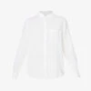 RAILS Ellis Patch-pocket Relaxed-fit Organic Cotton Shirt -Sweaty Betty Store R04158669 WHITE M