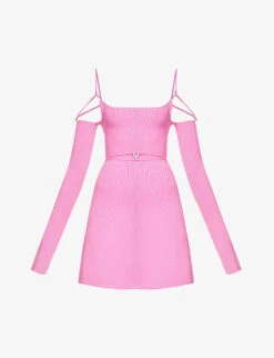 Samantha Cut-out Knitted Mini Dress