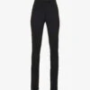 ALEXANDER WANG Logo-embroidered Straight-leg High-rise Stretch-woven Leggings -Sweaty Betty Store R04160704 BLACK M