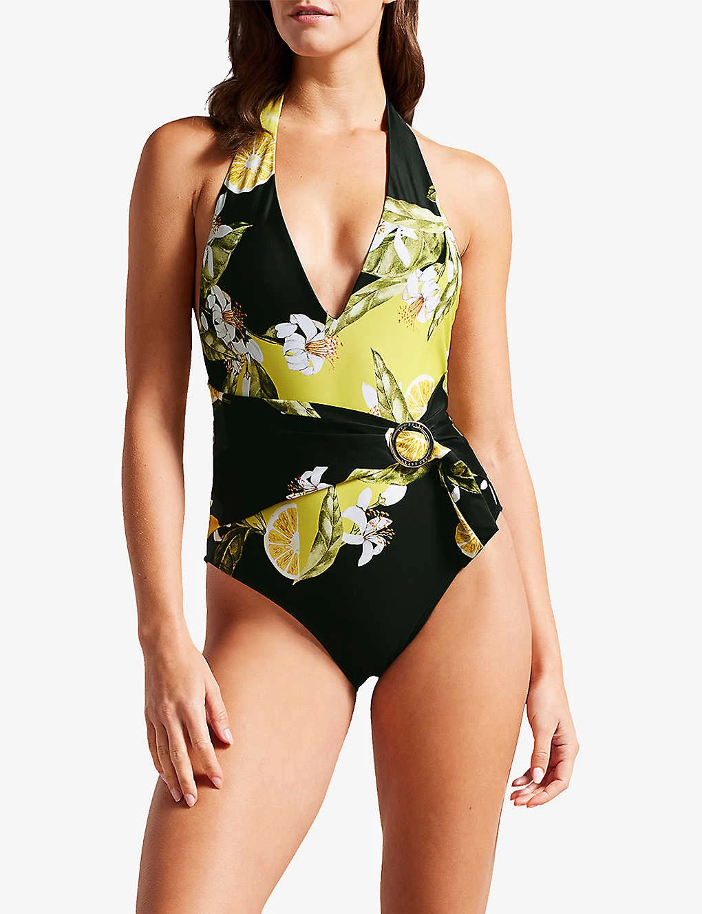 Ted Baker Tabeth Floral-print Plunge Swimsuit 5 Ted Baker Tabeth Floral-print Plunge Swimsuit - Image 3
