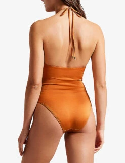 Ted Baker Sheral Cut-out Swimsuit 7 Ted Baker Sheral Cut-out Swimsuit -Sweaty Betty Store R04162200 ORANGE ALT02