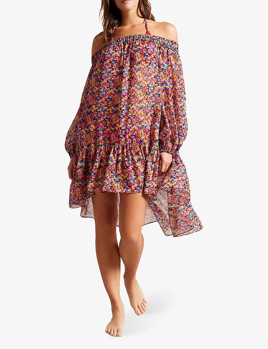 Ted Baker Danaee Graphic-print Woven Mini Dress 4 Ted Baker Danaee Graphic-print Woven Mini Dress - Image 2