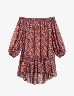 Ted Baker Danaee Graphic-print Woven Mini Dress