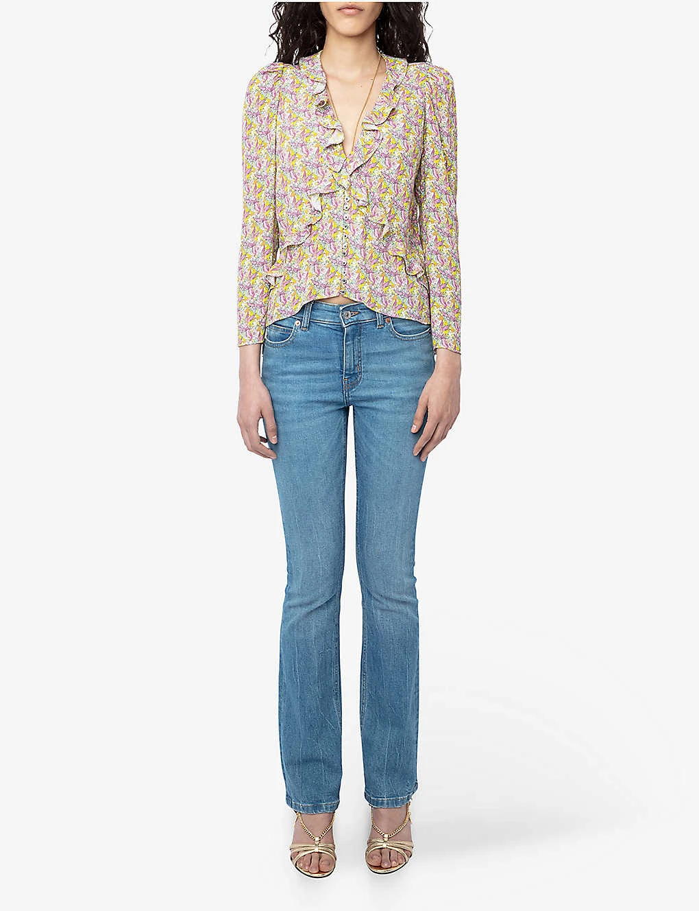 Zadig & Voltaire Tresse Graphic-print Woven Blouse 4 Zadig & Voltaire Tresse Graphic-print Woven Blouse - Image 2