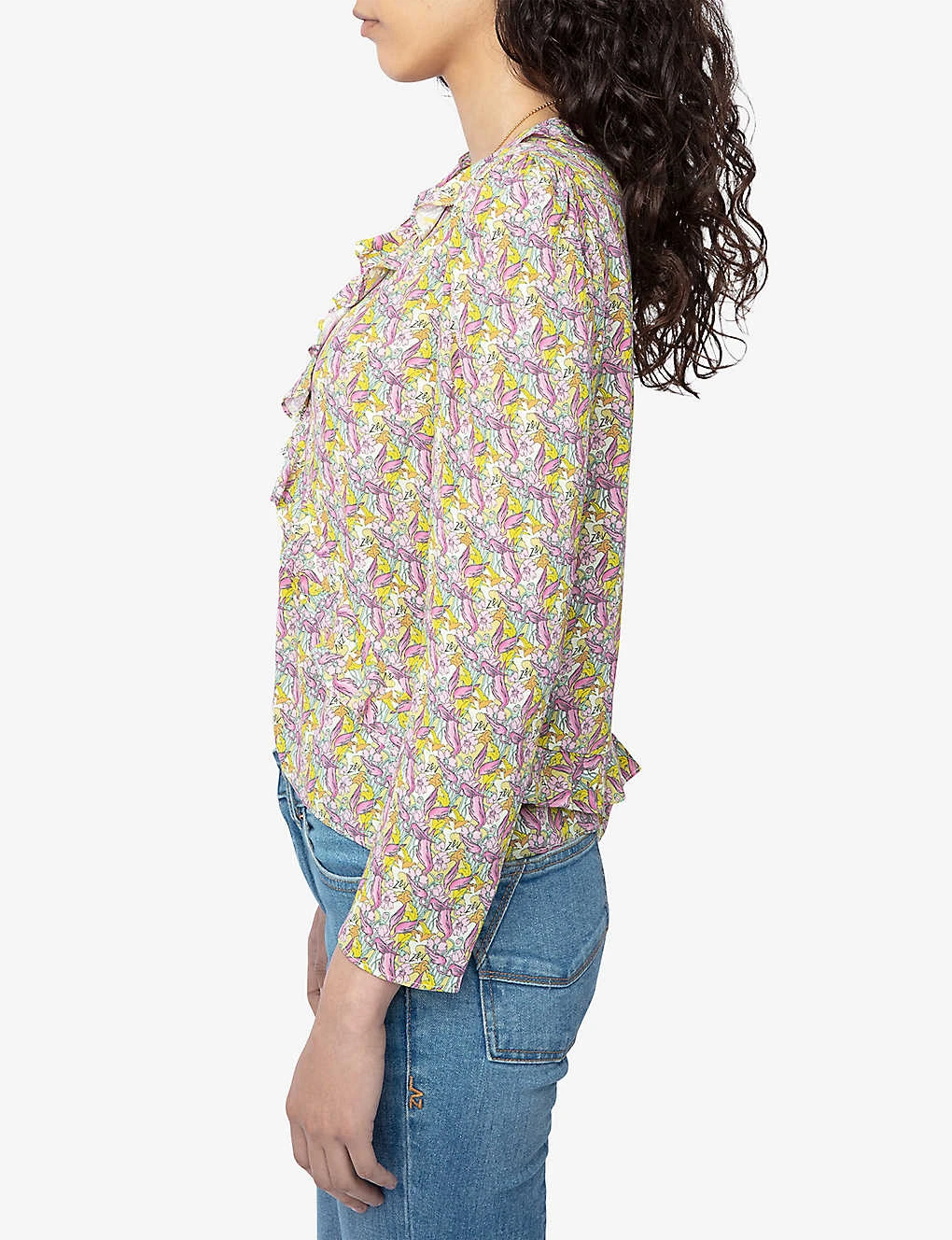 Zadig & Voltaire Tresse Graphic-print Woven Blouse 5 Zadig & Voltaire Tresse Graphic-print Woven Blouse - Image 3