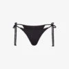 Mid-rise Recycled Stretch-nylon Bikini Bottoms 1 Mid-rise Recycled Stretch-nylon Bikini Bottoms -Sweaty Betty Store R04164363 ONYX M