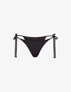 Mid-rise Recycled Stretch-nylon Bikini Bottoms