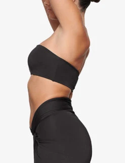 Bandeau Slim-fit Recycled Stretch-nylon Bikini Top 8 Bandeau Slim-fit Recycled Stretch-nylon Bikini Top -Sweaty Betty Store R04164364 ONYX ALT02