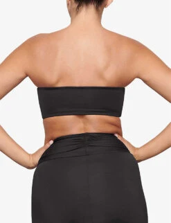 Bandeau Slim-fit Recycled Stretch-nylon Bikini Top 9 Bandeau Slim-fit Recycled Stretch-nylon Bikini Top -Sweaty Betty Store R04164364 ONYX ALT03