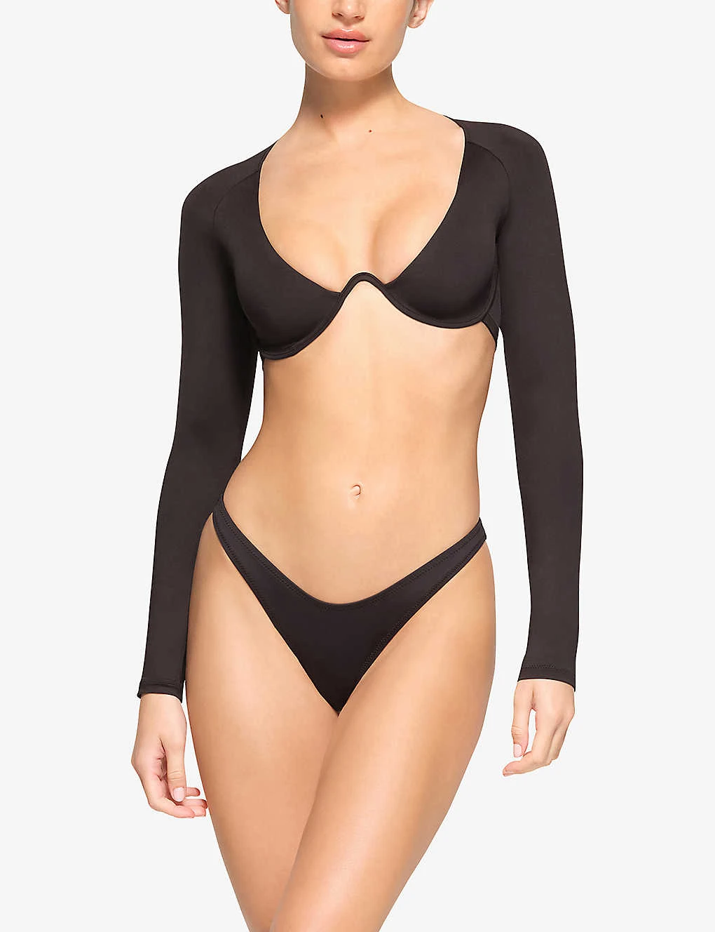 T-shirt Recycled Stretch-nylon Bikini Top 4 T-shirt Recycled Stretch-nylon Bikini Top - Image 2