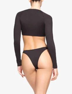 T-shirt Recycled Stretch-nylon Bikini Top 9 T-shirt Recycled Stretch-nylon Bikini Top -Sweaty Betty Store R04164378 ONYX ALT03